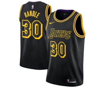 Nike Los Angeles Lakers #30 Julius Randle Black NBA Swingman City Edition Jersey