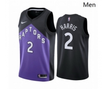 Men Toronto Raptors 2 Jalen Harris Purple NBA Swingman 2020 21 Earned Edition Jersey