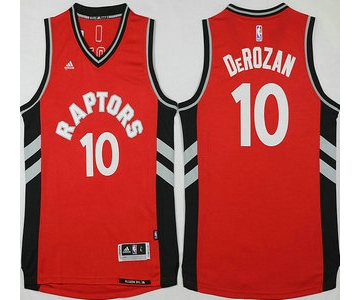 Men's Toronto Raptors #10 Demar DeRozan Revolution 30 Swingman 2015-16 New Red Jersey