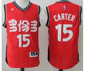 Men's Toronto Raptors #15 Vince Carter Red Chinese Stitched 2017 NBA Revolution 30 Swingman Jersey