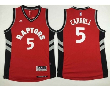 Men's Toronto Raptors #5 DeMarre Carroll Revolution 30 Swingman Red Jersey