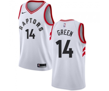 Nike Raptors #14 Danny Green White NBA Swingman Association Edition Jersey