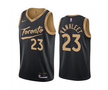 Nike Raptors #23 Fred VanVleet Black NBA Swingman 2020-21 City Edition Jersey