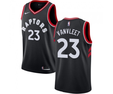 Nike Raptors #23 Fred VanVleet Black NBA Swingman Statement Edition Jersey