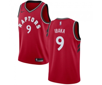 Nike Raptors #9 Serge Ibaka Red NBA Swingman Icon Edition Jersey