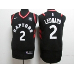 Nike Toronto Raptors 2 Kawhi Leonard Black NBA Authentic Statement Edition Jersey