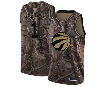 Raptors #1 Tracy Mcgrady Camo 2019 Finals Bound Basketball Swingman Realtree Collection Jersey