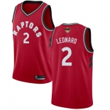 Raptors #2 Kawhi Leonard Red 2019 Finals Bound Basketball Swingman Icon Edition Jersey