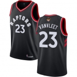 Raptors #23 Fred VanVleet Black 2019 Finals Bound Basketball Swingman Statement Edition Jersey