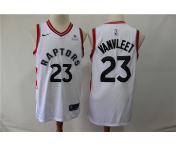 Raptors 23 Fred Vanvleet White Nike Swingman Jersey