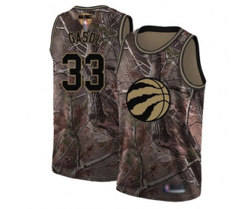 Raptors #33 Marc Gasol Camo 2019 Finals Bound Basketball Swingman Realtree Collection Jersey