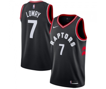 Raptors #7 Kyle Lowry Black Statement Edition Basketball Swingman Jersey