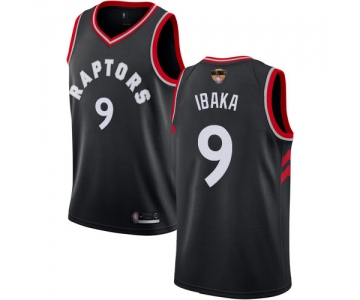 Raptors #9 Serge Ibaka Black 2019 Finals Bound Basketball Swingman Statement Edition Jersey