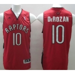Toronto Raptors #10 Demar DeRozan Revolution 30 Swingman Red Jersey