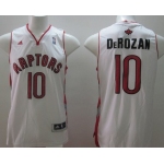 Toronto Raptors #10 Demar DeRozan Revolution 30 Swingman White Jersey