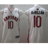 Toronto Raptors #10 Demar DeRozan Revolution 30 Swingman White Jersey