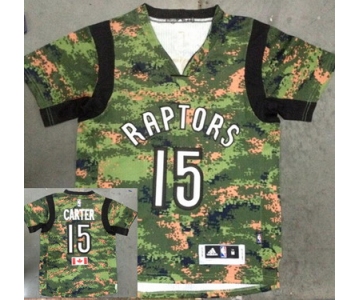 Toronto Raptors #15 Vince Carter Revolution 30 Swingman 2014 New Camo Short-Sleeved Jersey