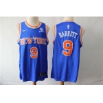 Knicks 9 R.J. Barrett Royal Nike Swingman Jersey
