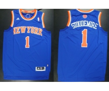 New York Knicks #1 Amare Stoudemire Revolution 30 Swingman 2013 Blue Jersey