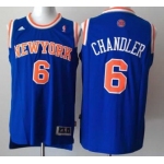 New York Knicks #6 Tyson Chandler Revolution 30 Swingman 2013 Blue Jersey