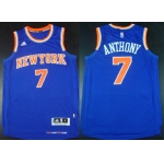 New York Knicks #7 Carmelo Anthony Revolution 30 Swingman 2014 New Blue Jersey