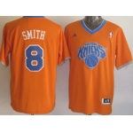 New York Knicks #8 J.R. Smith Revolution 30 Swingman 2013 Christmas Day Orange Jersey
