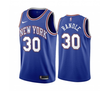 Nike Knicks #30 Julius Randle Navy 2019-20 Statement Edition NBA Jersey