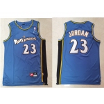 Men's Washington Wizards #23 Michael Jordan Blue Swingman Stitched Basketball Jersey