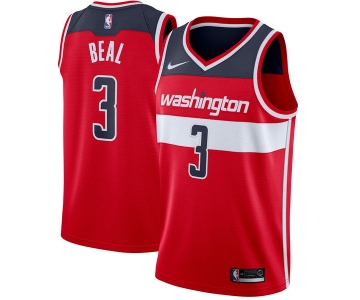 Nike Washington Wizard #3 Bradley Beal Red Nike Swingman Jersey