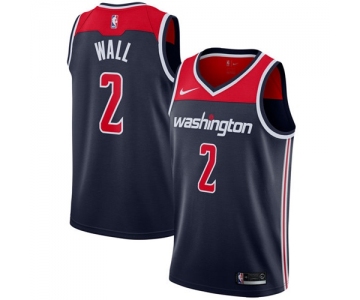 Nike Washington Wizards #2 John Wall Navy Blue NBA Swingman Statement Edition Jersey