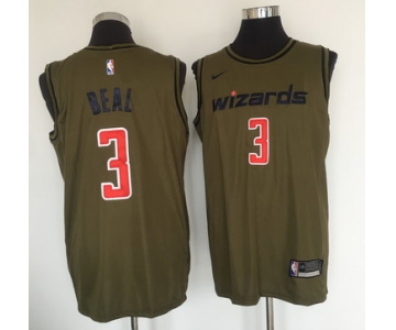 Washington Wizards #3 Bradley Beal Olive Nike Swingman Jersey