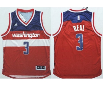Washington Wizards #3 Bradley Beal Revolution 30 Swingman 2014 New Red Jersey