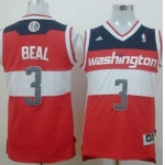 Washington Wizards #3 Bradley Beal Revolution 30 Swingman Red Jersey