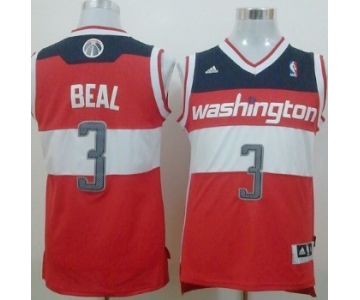 Washington Wizards #3 Bradley Beal Revolution 30 Swingman Red Jersey