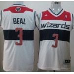 Washington Wizards #3 Bradley Beal Revolution 30 Swingman White Jersey