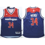 Washington Wizards #34 Paul Pierce Revolution 30 Swingman 2014 New Navy Blue Jersey