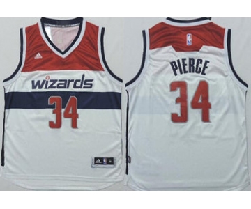 Washington Wizards #34 Paul Pierce Revolution 30 Swingman 2014 New White Jersey