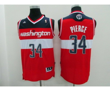 Washington Wizards #34 Paul Pierce Revolution 30 Swingman 2014 Red Jersey
