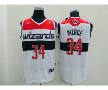 Washington Wizards #34 Paul Pierce Revolution 30 Swingman 2014 White Jersey