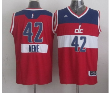 Washington Wizards #42 Nene Hilario Revolution 30 Swingman 2014 Christmas Day Red Jersey