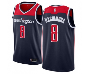 Wizards #8 Rui Hachimura Navy Blue Basketball Swingman Statement Edition Jersey