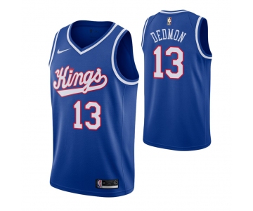 Men's Sacramento Kings #13 Dewayne Dedmon Blue 2019-20 Hardwood Classics Jersey