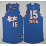 Men's Sacramento Kings #15 DeMarcus Cousins Revolution 30 Swingman 2015-16 Blue Jersey