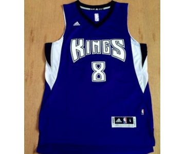 Men's Sacramento Kings #8 Rudy Gay Revolution 30 Swingman New Purple Jersey