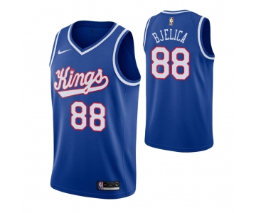 Men's Sacramento Kings #88 Nemanja Bjelica Blue 2019-20 Hardwood Classics Jersey