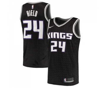 Nike Sacramento Kings #24 Buddy Hield Black NBA Swingman Statement Edition Jersey