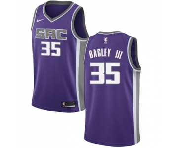 Nike Sacramento Kings #35 Marvin Bagley III Purple NBA Swingman Icon Edition Jersey