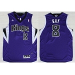 Sacramento Kings #8 Rudy Gay Revolution 30 Swingman Purple Jersey