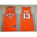 Men's Phoenix Suns #13 Steve Nash Orange Stitched NBA Adidas Revolution 30 Swingman Jersey