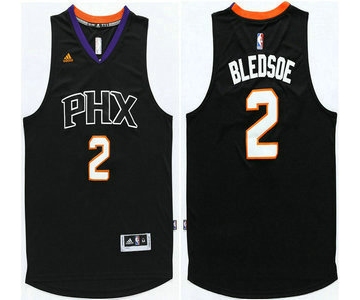 Men's Phoenix Suns #2 Eric Bledsoe Revolution 30 Swingman 2015-16 New Black Jersey